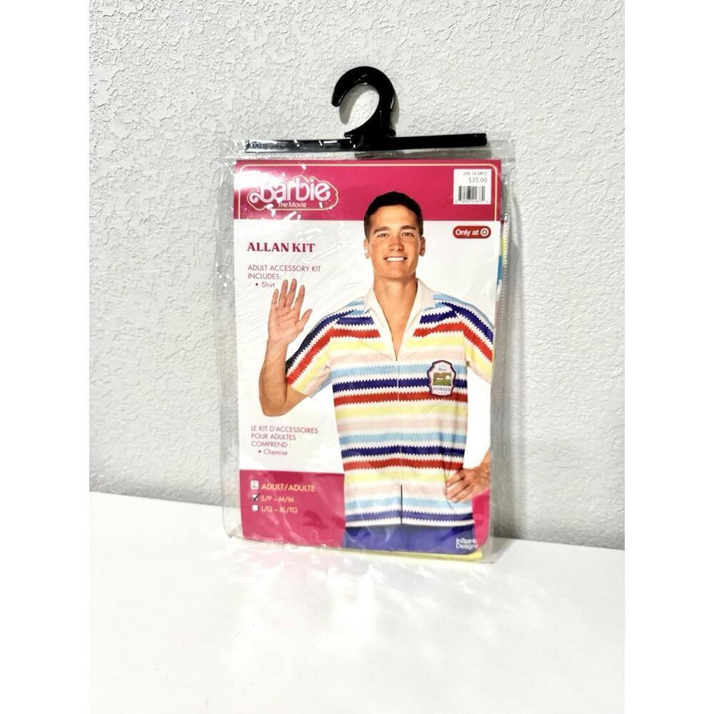 In Spirit Designs,  Barbie The Movie: Adult Allan Halloween Costume Shirt - S/M